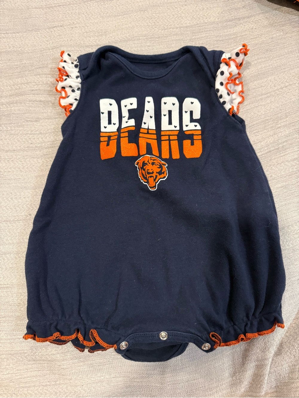 NFL Navy and Orange Infant Team Tee